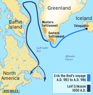 Leif Erikson descubrió América